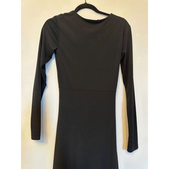 Dynamite KGMTL EDIT | Long Sleeve Front Ring Midi Dress Size Small - Picture 9 of 10